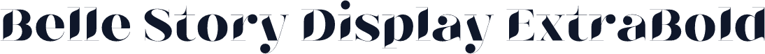Belle Story Display ExtraBold