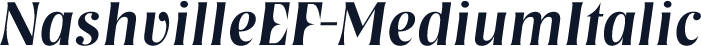NashvilleEF-MediumItalic