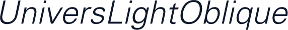 UniversLightOblique
