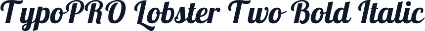 TypoPRO Lobster Two Bold Italic