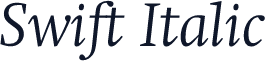 Swift Italic