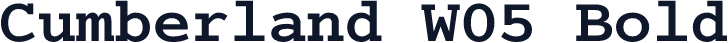Cumberland W05 Bold