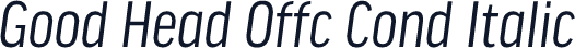 Good Head Offc Cond Italic