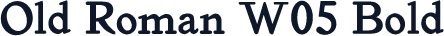 Old Roman W05 Bold