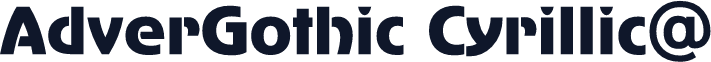 AdverGothic Cyrillic@