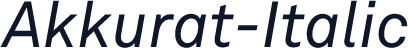 Akkurat-Italic