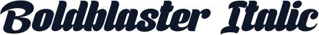 Boldblaster Italic