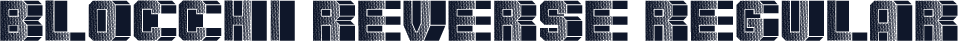 Blocchi Reverse Regular