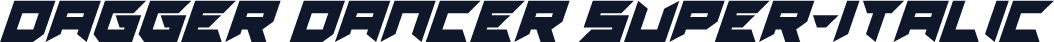 Dagger Dancer Super-Italic