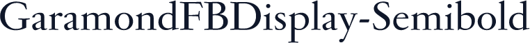 GaramondFBDisplay-Semibold