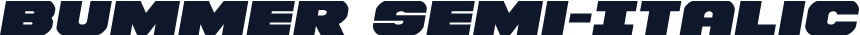 Bummer Semi-Italic