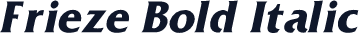 Frieze Bold Italic