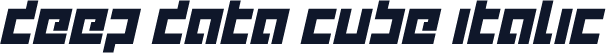 deep data cube italic