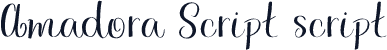 Amadora Script script