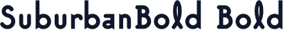 SuburbanBold Bold