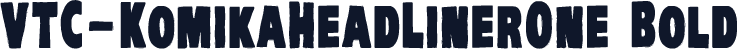 VTC-KomikaHeadLinerOne Bold