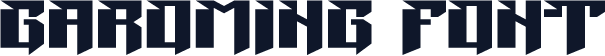 Garoming Font