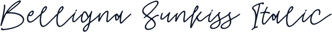 Belligna Sunkiss Italic