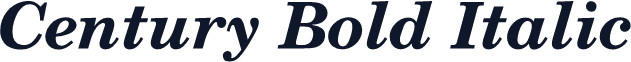 Century Bold Italic