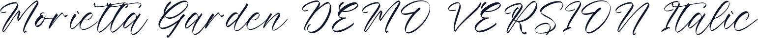 Morietta Garden DEMO VERSION Italic