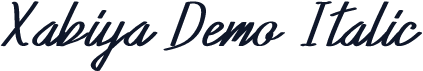Xabiya Demo Italic