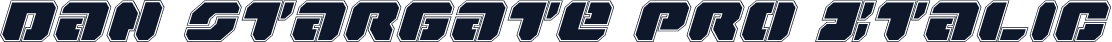 Dan Stargate Pro Italic