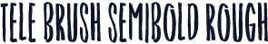 Tele Brush Semibold Rough