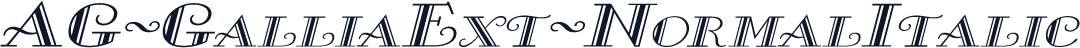 AG-GalliaExt-NormalItalic