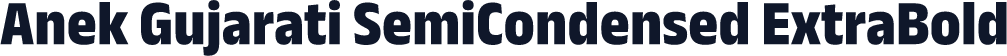 Anek Gujarati SemiCondensed ExtraBold