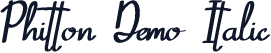 Phitton Demo Italic
