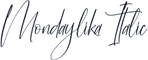 Mondaylika Italic