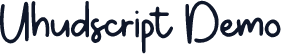 Uhudscript Demo