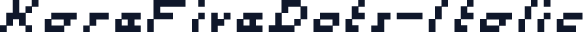KareFiveDots-Italic