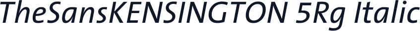 TheSansKENSINGTON 5Rg Italic