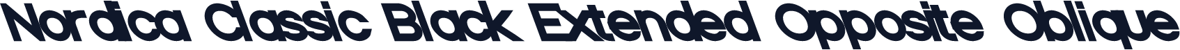 Nordica Classic Black Extended Opposite Oblique