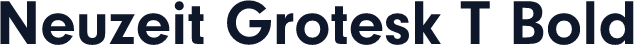 Neuzeit Grotesk T Bold