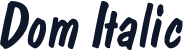 Dom Italic