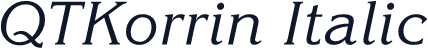 QTKorrin Italic