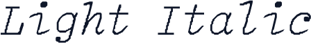 Light Italic