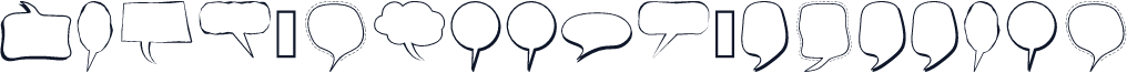 Alin Speech Bubbles