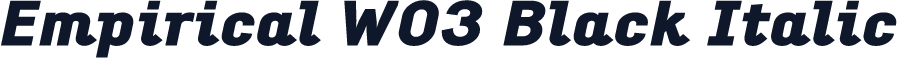 Empirical W03 Black Italic