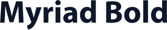 Myriad Bold