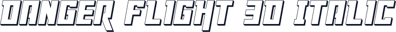 Danger Flight 3D Italic