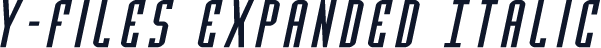 Y-Files Expanded Italic