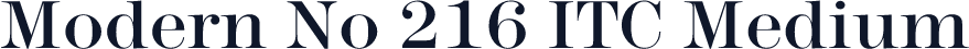 Modern No 216 ITC Medium