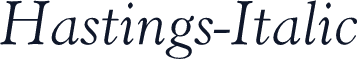 Hastings-Italic
