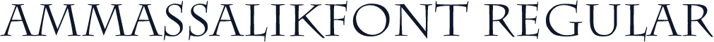 AMMASSALIKfont Regular