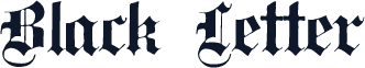 Black Letter
