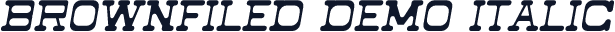 Brownfiled Demo Italic