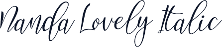 Nanda Lovely Italic